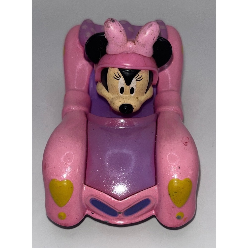 Disney Minnie Mouse Pink Bow-Fab Roadster Diecast Car Mattel 2016 Toy 3 Inch